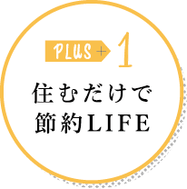 PLUS 1 住むだけで節約LIFE