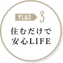 PLUS 3 住むだけで安心LIFE